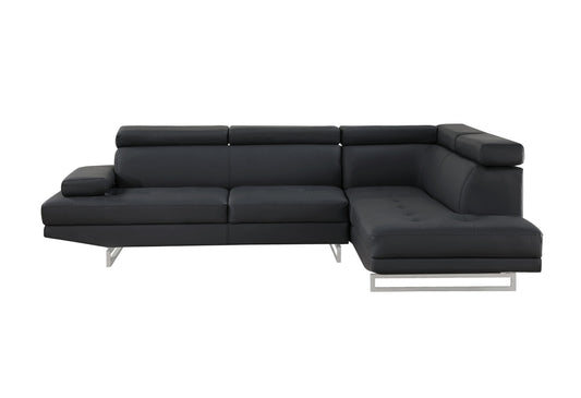 U9784 - Right Arm Facing Sectional - Black