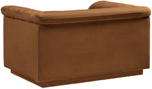 Load image into Gallery viewer, Cascade - Velvet Chair - Saddle
