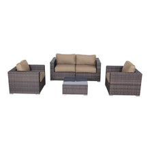 Load image into Gallery viewer, Stylish Entertainment Sectional Set, Outdoor Living
