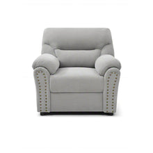 Load image into Gallery viewer, Hamilton - Chair With Hand Applied Nailhead Trim And Pillow Top Arm Cushions
