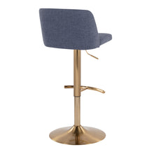 Load image into Gallery viewer, Toriano - Contemporary Adjustable Barstool With Swivel With Rounded T Footrest (Set of 2)
