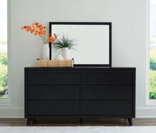 Load image into Gallery viewer, Danziar - Dresser And Mirror - Black
