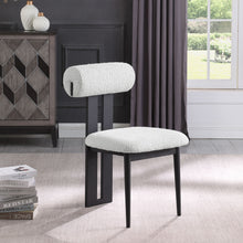 Load image into Gallery viewer, Dario - Boucle Dining Chair With Black Frame (Set of 2)
