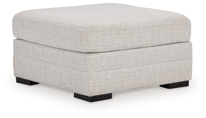 Koralynn - Oversized Accent Ottoman - Stone