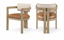 Load image into Gallery viewer, Ravina - Upholstered Dining Chair With Stained Natural Base (Set of 2)
