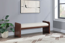 Load image into Gallery viewer, Sonia - Bench With Brown Base
