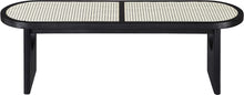 Load image into Gallery viewer, Canovia - Solid Wood And Faux Cane Bench
