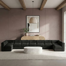 Load image into Gallery viewer, Rummi - Armless Velvet Performance Fabric Upholstered 9 Piece Modular Sectional
