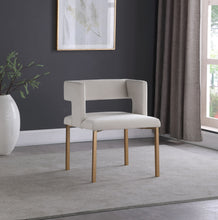 Load image into Gallery viewer, Caleb - Dining Chair with Gold Legs (Set of 2)
