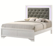 Load image into Gallery viewer, Crown Mark Furniture Lyssa King Upholstered Bed in White B4310-K image
