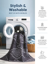Load image into Gallery viewer, Bunchly 7&#39;10&quot; x 10&#39;3&quot; Washable Rug
