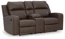 Load image into Gallery viewer, Lavenhorne Reclining Loveseat with Console
