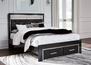 Kaydell Upholstered Panel Storage Bed - Ego Home Furniture
