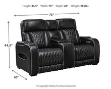 Load image into Gallery viewer, Boyington Power Reclining Loveseat with Console
