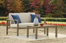 Load image into Gallery viewer, Fynnegan Outdoor Loveseat with Table (Set of 2)
