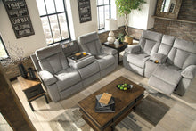 Load image into Gallery viewer, Mitchiner Reclining Sofa with Drop Down Table - Ego Home Furniture
