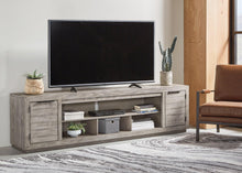 Load image into Gallery viewer, Naydell 92&quot; TV Stand with Electric Fireplace
