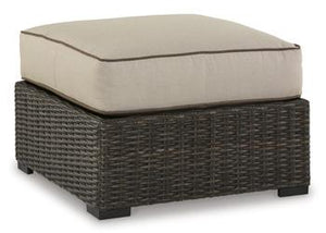 Coastline Bay Outdoor Ottoman with Cushion