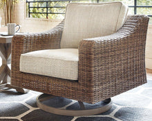 Load image into Gallery viewer, Beachcroft Outdoor Swivel Lounge with Cushion
