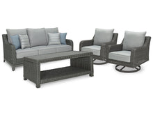 Load image into Gallery viewer, Elite Park Outdoor Sofa, Lounge Chairs and Cocktail Table
