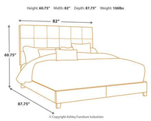 Load image into Gallery viewer, Dolante Upholstered Bed
