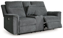 Load image into Gallery viewer, Barnsana Power Reclining Loveseat with Console - Ego Home Furniture
