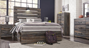 Drystan Bed with 4 Storage Drawers - Ego Home Furniture