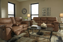 Load image into Gallery viewer, Boxberg Reclining Loveseat with Console
