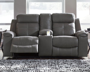 Jesolo Reclining Loveseat with Console - Ego Home Furniture