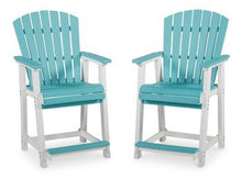 Load image into Gallery viewer, Eisely Outdoor Counter Height Bar Stool (Set of 2)
