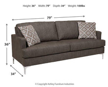 Load image into Gallery viewer, Arcola Sofa &amp; Loveseat Living Room Set
