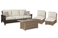Load image into Gallery viewer, Beachcroft Outdoor Sofa, Lounge Chairs and Fire Pit - Ego Home Furniture
