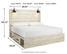 Load image into Gallery viewer, Cambeck Bed with 2 Storage Drawers
