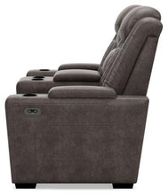 Load image into Gallery viewer, HyllMont Power Reclining Loveseat with Console
