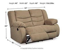 Load image into Gallery viewer, Tulen Reclining Loveseat
