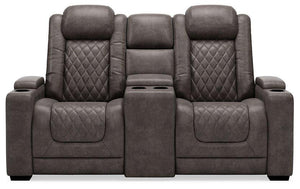 HyllMont Power Reclining Loveseat with Console image