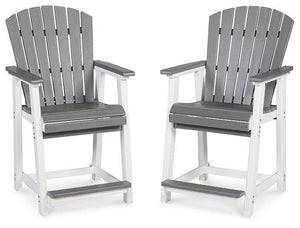 Transville Outdoor Counter Height Bar Stool (Set of 2) - Ego Home Furniture