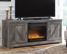 Load image into Gallery viewer, Wynnlow 63&quot; TV Stand with Electric Fireplace
