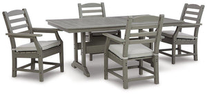 Visola Outdoor Dining Table with 4 Chairs - Ego Home Furniture