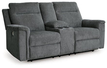 Load image into Gallery viewer, Barnsana Power Reclining Loveseat with Console - Ego Home Furniture
