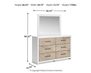 Charbitt Dresser and Mirror - Ego Home Furniture