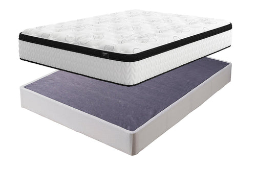 Chime 12 Inch Hybrid Mattress Set image