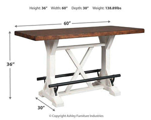 Valebeck Counter Height Dining Set - Ego Home Furniture