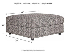 Load image into Gallery viewer, Kellway Ottoman With Storage
