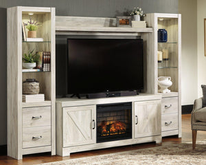 Bellaby 4-Piece Entertainment Center with Electric Fireplace - Ego Home Furniture