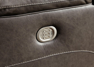 Wurstrow Power Reclining Loveseat with Console - Ego Home Furniture