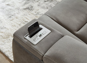 Next-Gen DuraPella Power Reclining Loveseat with Console - Ego Home Furniture