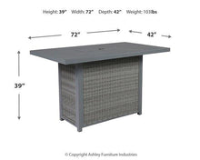 Load image into Gallery viewer, Palazzo Outdoor Counter Height Dining Table with 4 Barstools
