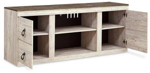 Willowton 4-Piece Entertainment Center with Electric Fireplace - Ego Home Furniture