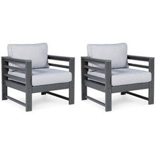 Load image into Gallery viewer, Amora Outdoor Lounge Chair with Cushion (Set of 2)
